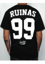 Camiseta Rulez 99 Ruinas Negra Cuello V