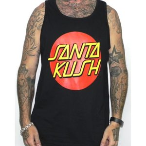 CAMISETA TIRANTES RULEZ SANTA KUSH X PRETTY CHOCOBO